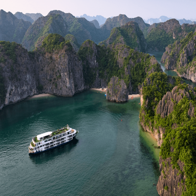 Tour Vịnh Lan  Hạ - Ha Long 2 ngày 1 đêm - Du Thuyền Mon Cheri 5 sao