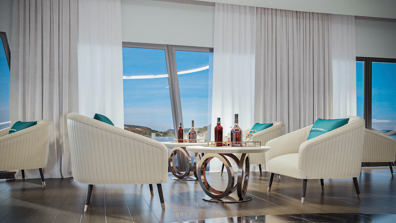 Skybar du thuyền 6 sao