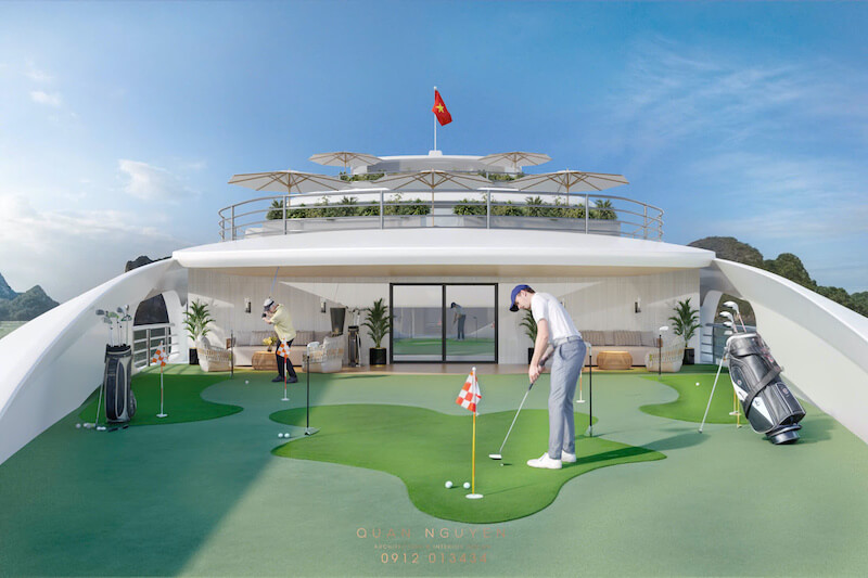 Sân tập Mini Golf
