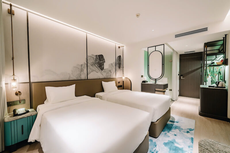 Phòng deluxe hướng núi 