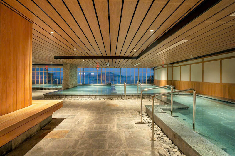Khu vực tắm khoáng Onsen