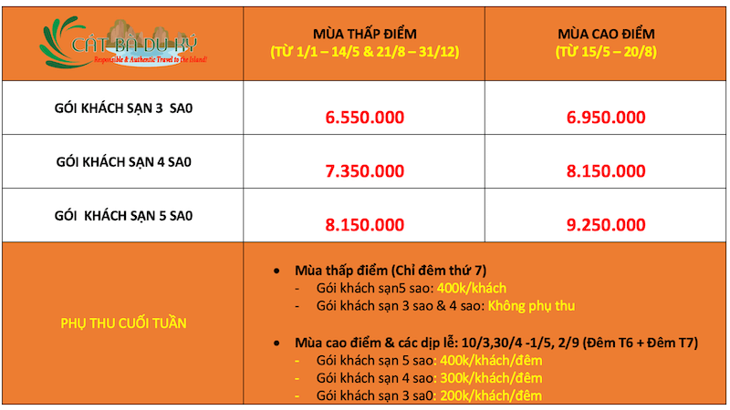 Giá tour miền bắc 5 ngày 4 đêm