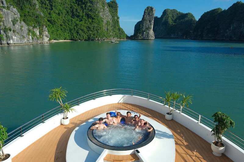 Top du thuyền 6 sao vịnh Lan Hạ 1 ng&agrave;y 10