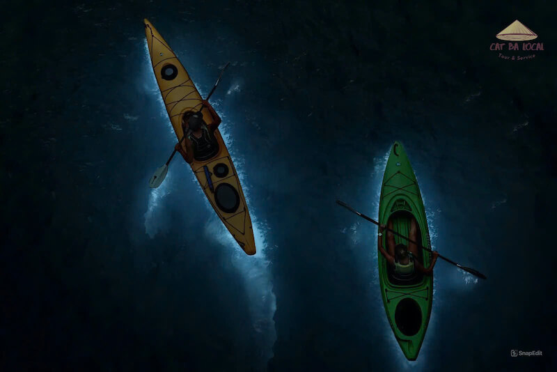 Chèo kayak ngắm Lân Tinh