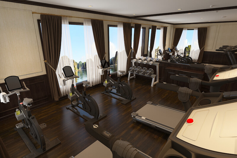 Phòng gym du thuyền Tulip