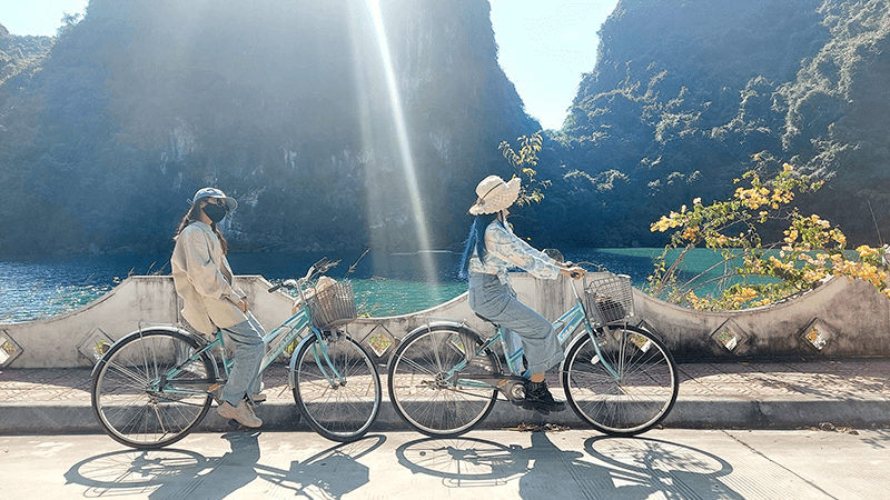 Đạp xe thăm làng chài Việt Hải